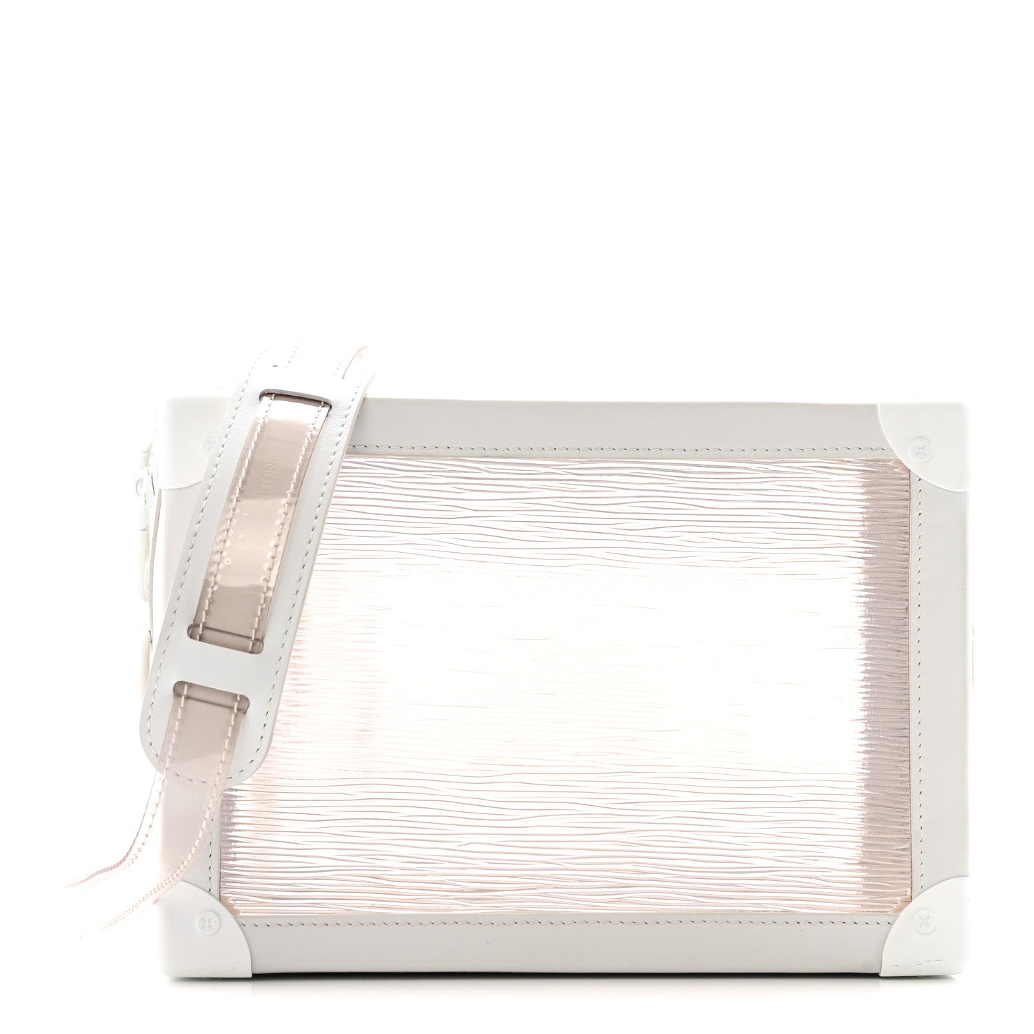 Louis Vuitton Calfskin PVC Epi Plage Soft Trunk Optic White 1 of 12