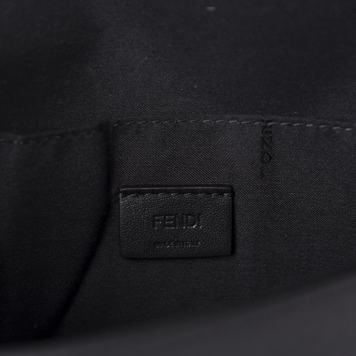 Fendi Vitello Cruise F is Fendi Envelope Wallet on Chain with Pouches Black 9 of 11