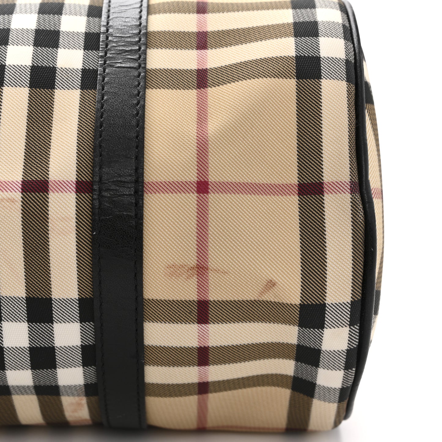 Nova Check Barrel Bag Black