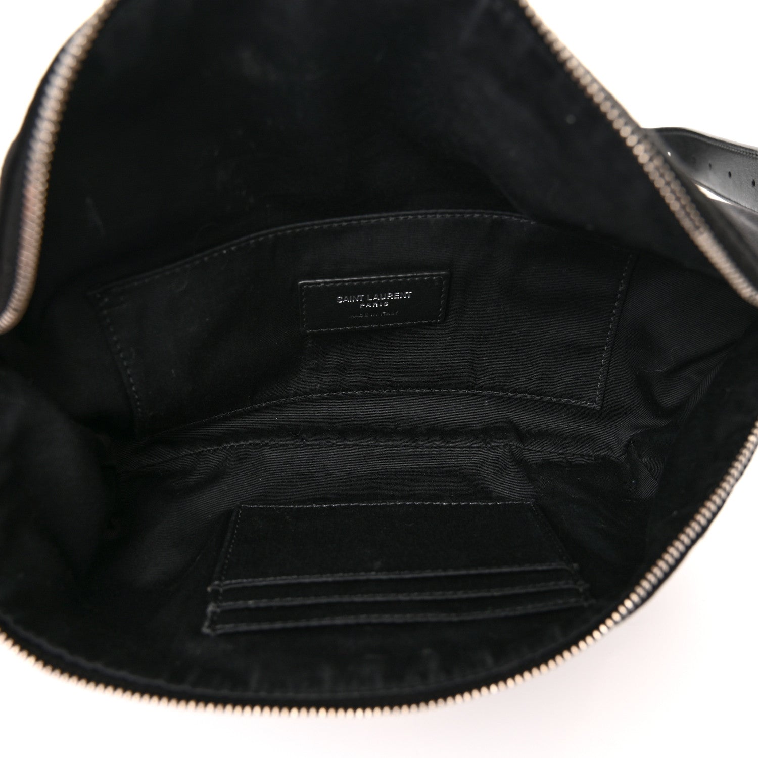 Saint Laurent Canvas Monogram Belt Bag Black 5 of 12