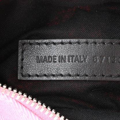 Balenciaga Denim BB Monogram Le Cagole Shoulder Bag XS Pink 8 of 11