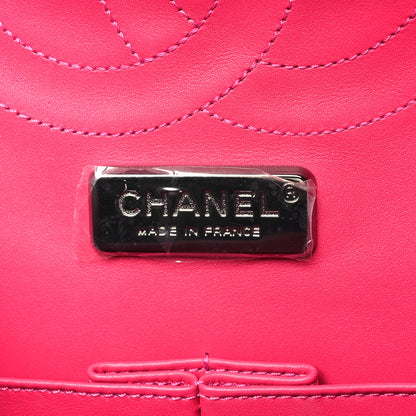Chanel Snakeskin Jumbo Double Flap Pink 6 of 11