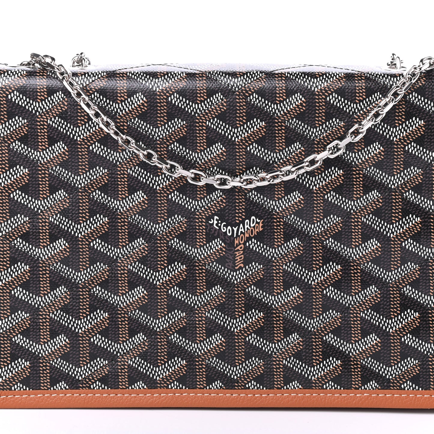 Goyardine Alexandre III Bag Black Gold