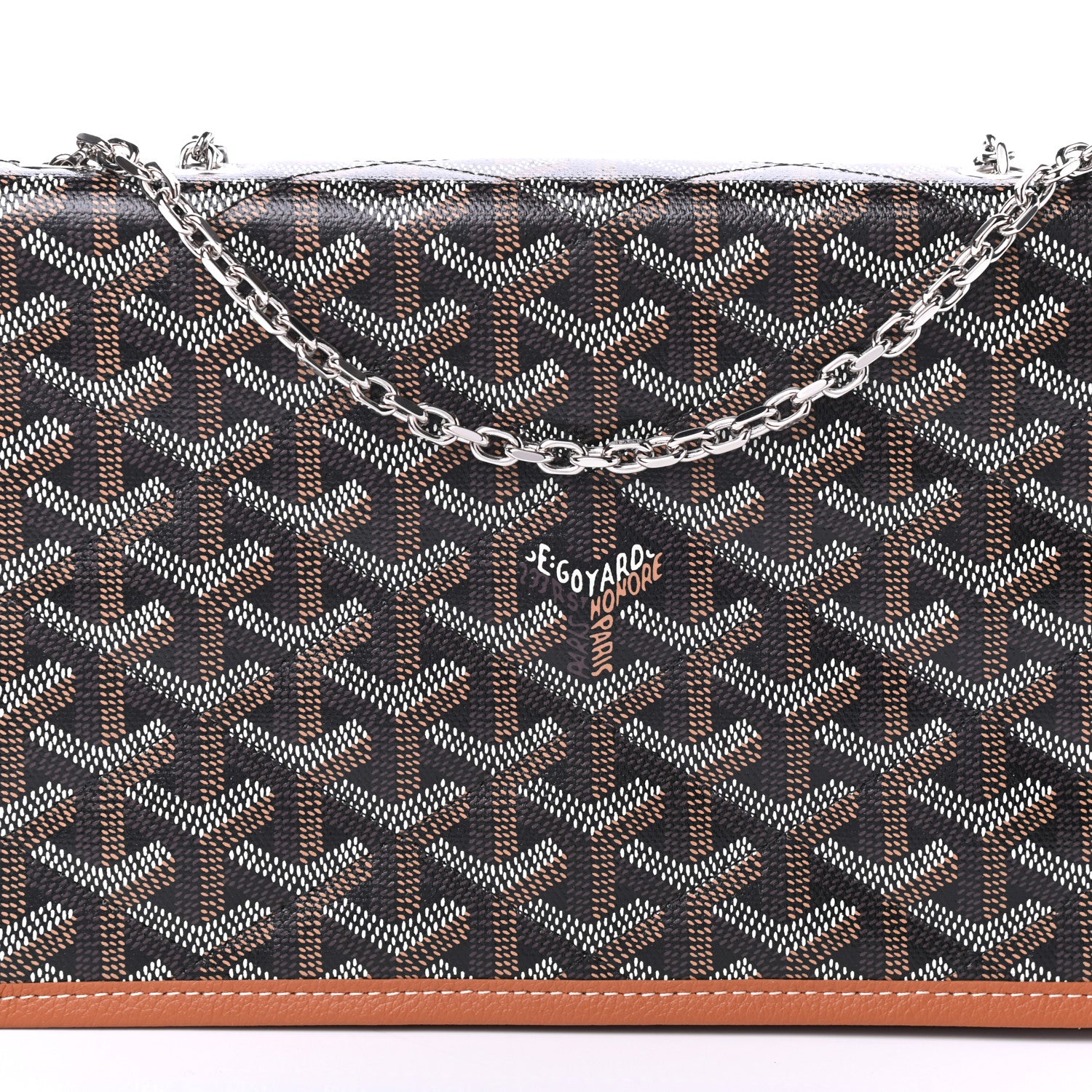 Goyard Goyardine Alexandre III Bag Black Gold 8 of 10