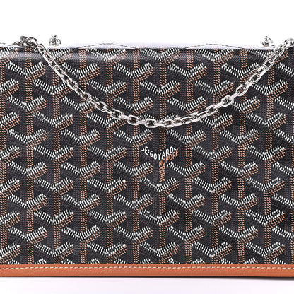 Goyard Goyardine Alexandre III Bag Black Gold 8 of 10