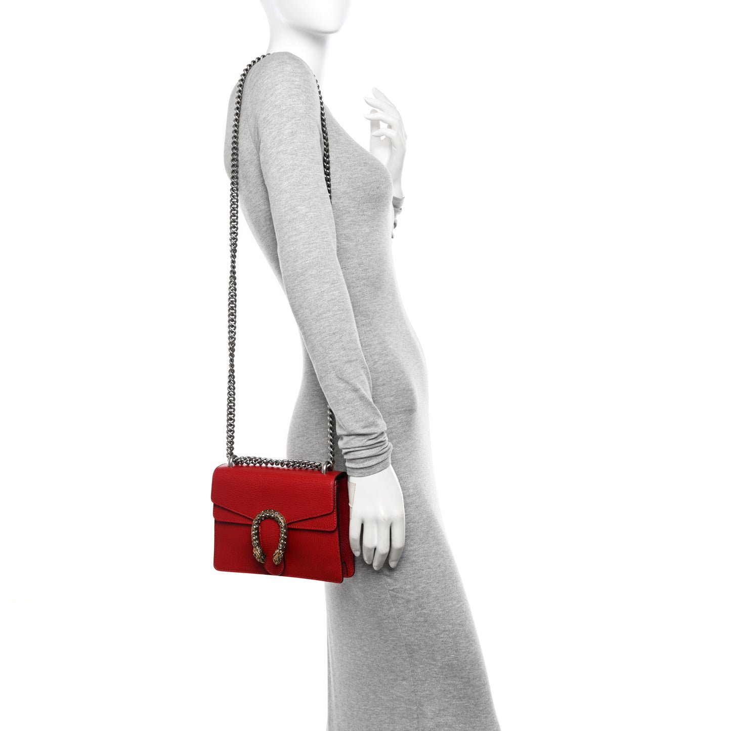 Calfskin Mini Dionysus Shoulder Bag Hibiscus Red