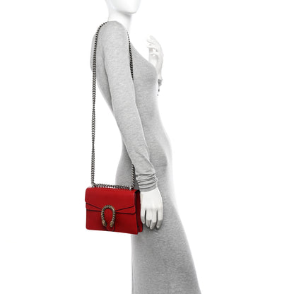 Gucci Calfskin Mini Dionysus Shoulder Bag Hibiscus Red 2 of 10