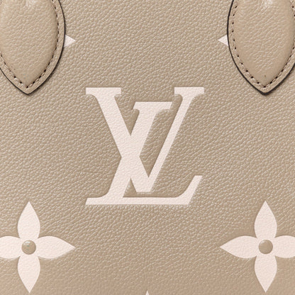 Louis Vuitton Empreinte Monogram Giant Onthego PM Tourterelle Creme 7 of 11