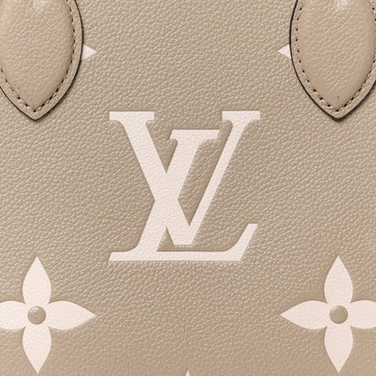 Louis Vuitton Empreinte Monogram Giant Onthego PM Tourterelle Creme 7 of 11