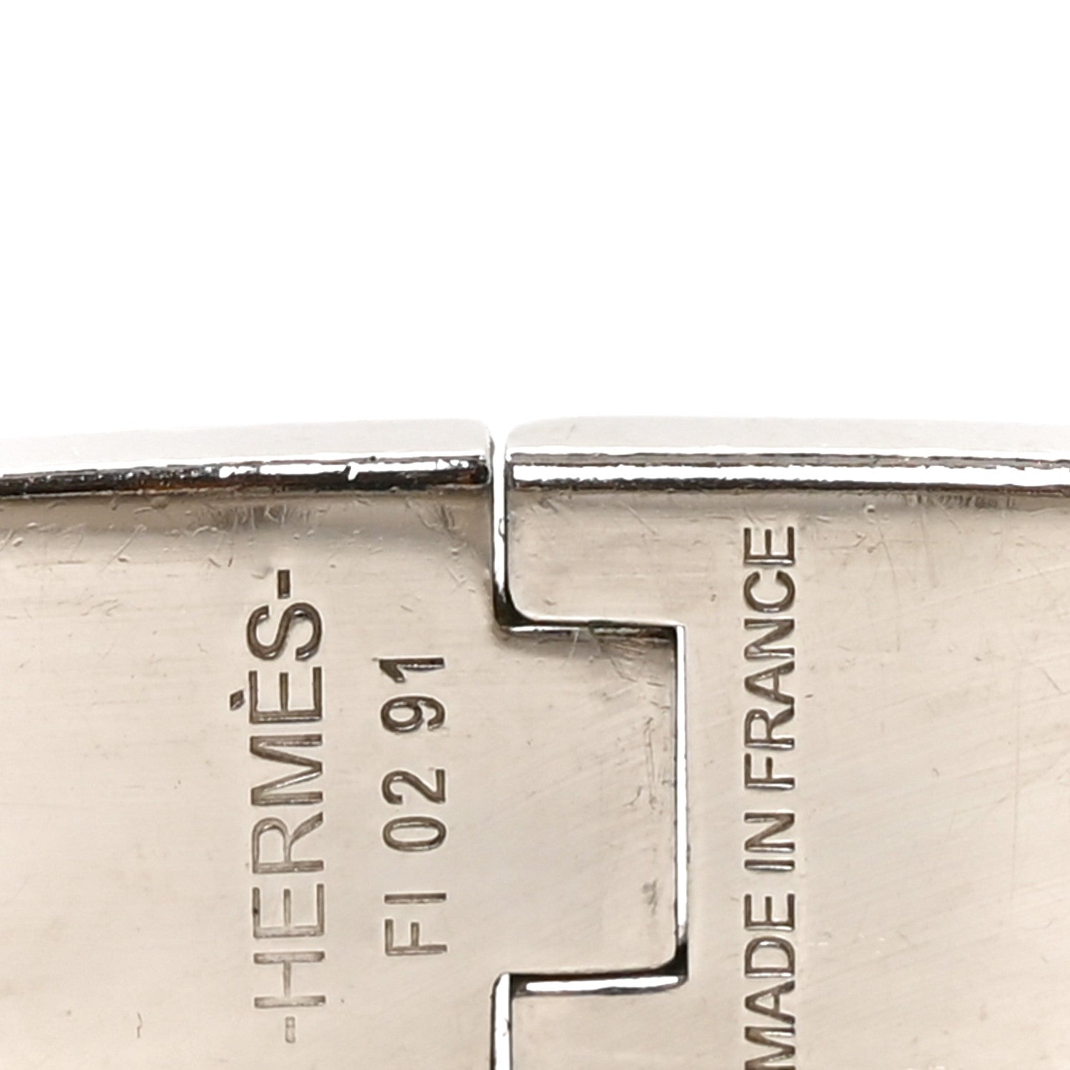 Hermes Matte Enamel Narrow Clic Clac HH Bracelet T4 Black 4 of 5