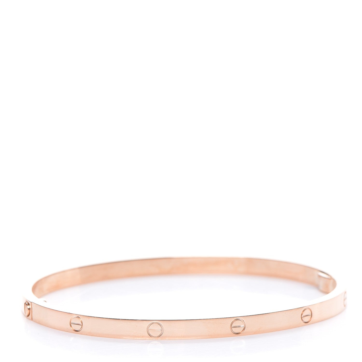 Cartier 18K Pink Gold Small LOVE Bracelet 17 3 of 7
