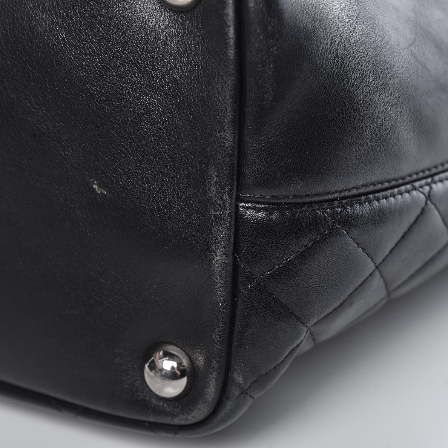 Chanel Calfskin Quilted Large Cambon Tote Black 16 of 20