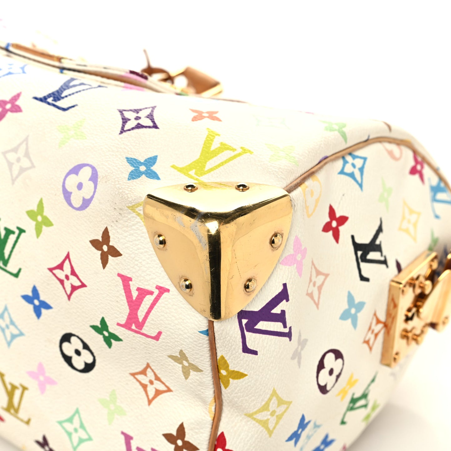 Monogram Multicolor Speedy 30 White