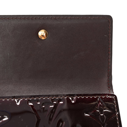 Louis Vuitton Vernis Elise Wallet Amarante 9 of 11
