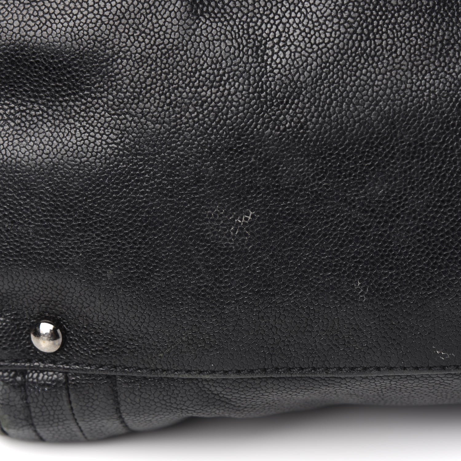Chanel Glazed Caviar East West Modern Chain Tote Black 8 of 13