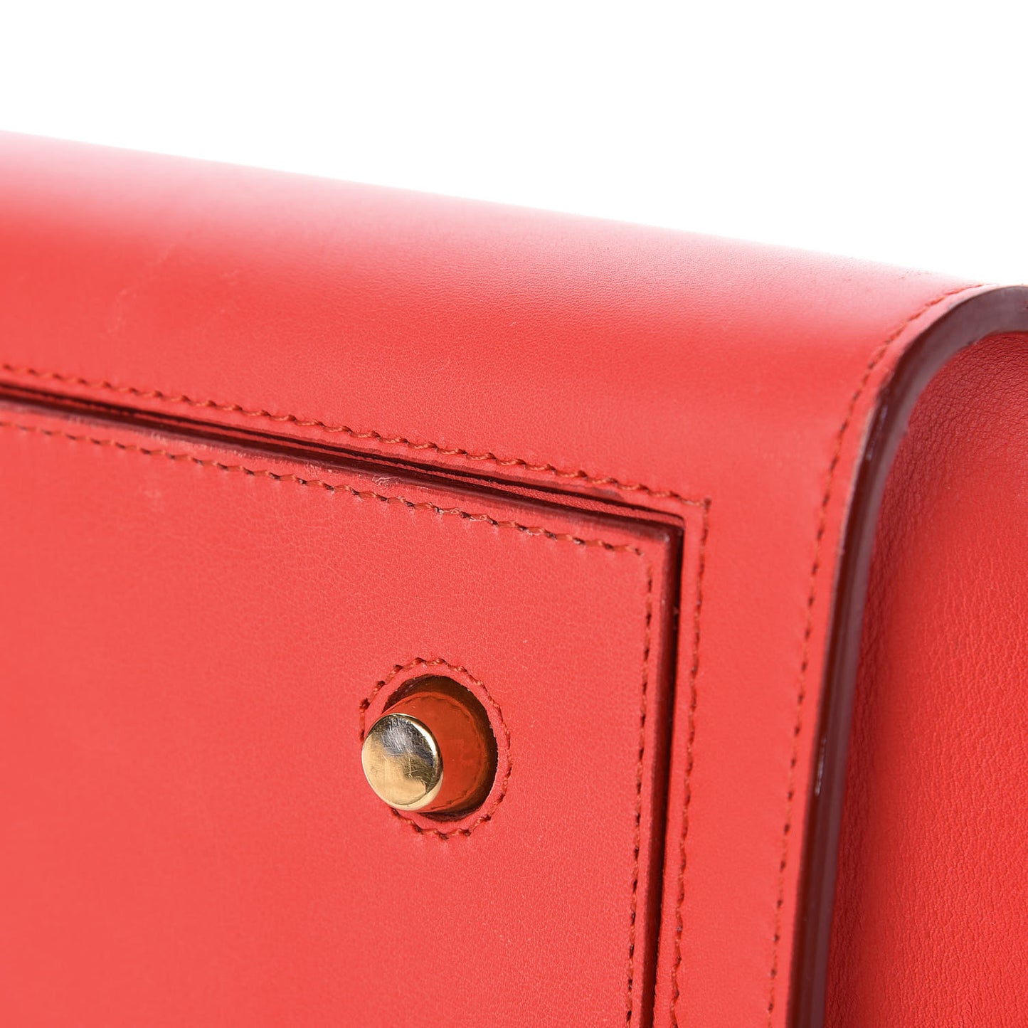 Smooth Calfskin Mini Tie Knot Tote Alizarin