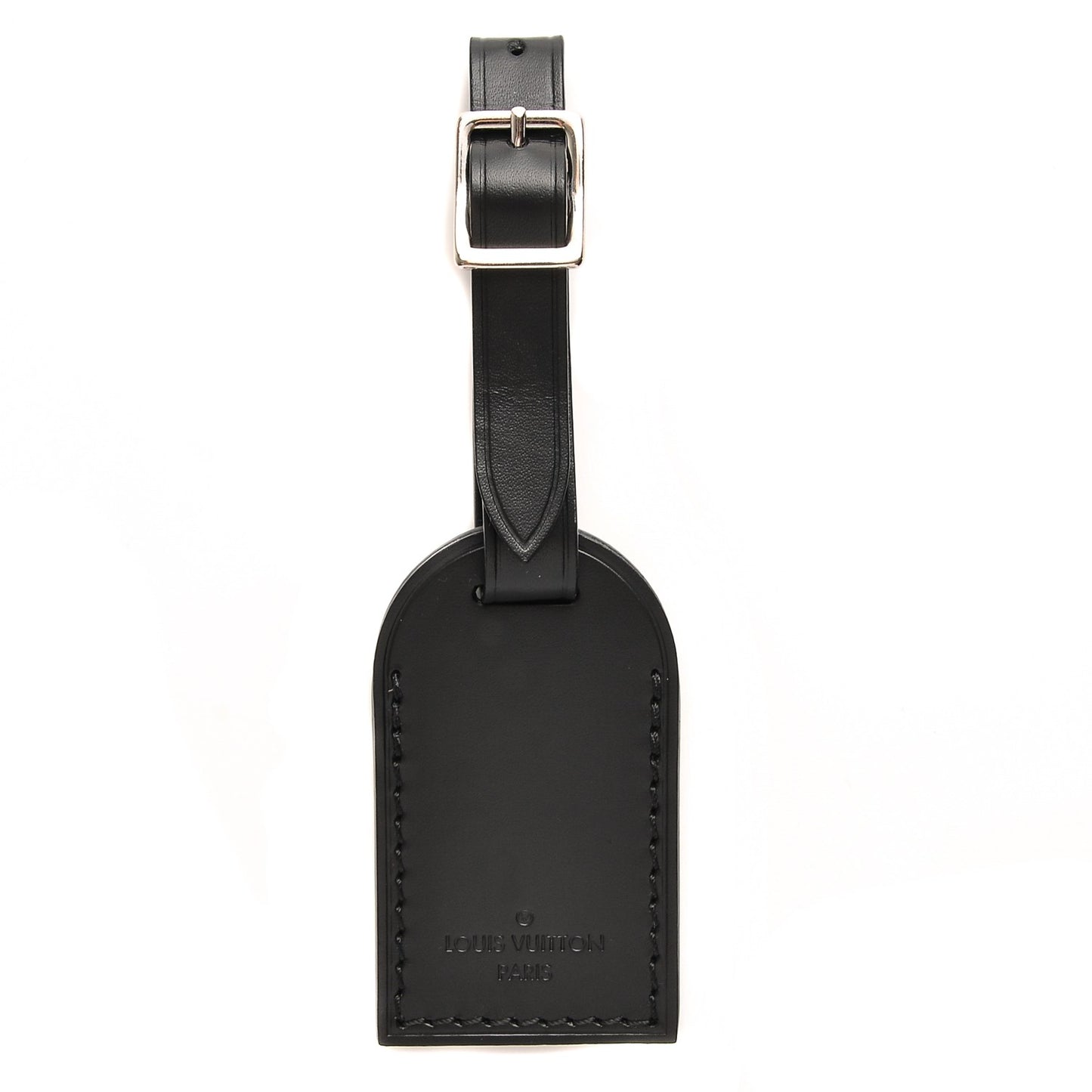 Calfskin Luggage Tag Black