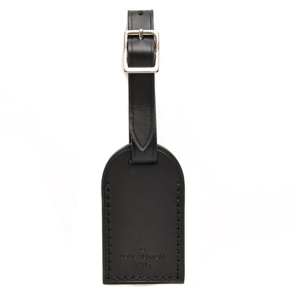 Louis Vuitton Calfskin Luggage Tag Black 1 of 4