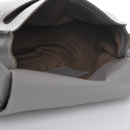 Chloe Calfskin Medium Marcie Round Crossbody Bag Cashmere Grey 5 of 6