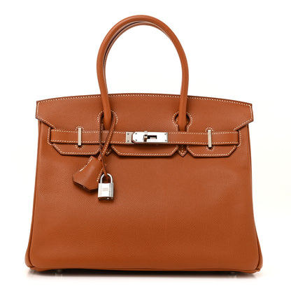 Hermes Epsom BIRKIN 30 Gold 1 of 14
