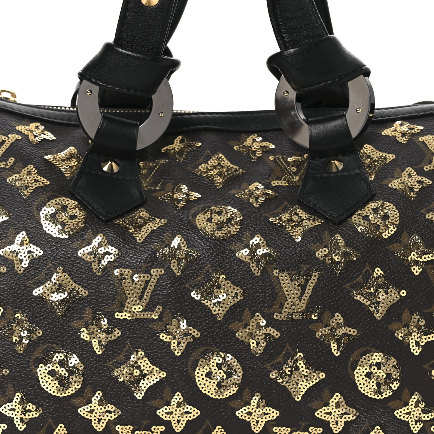 Monogram Sequins Eclipse Speedy 28 Gold
