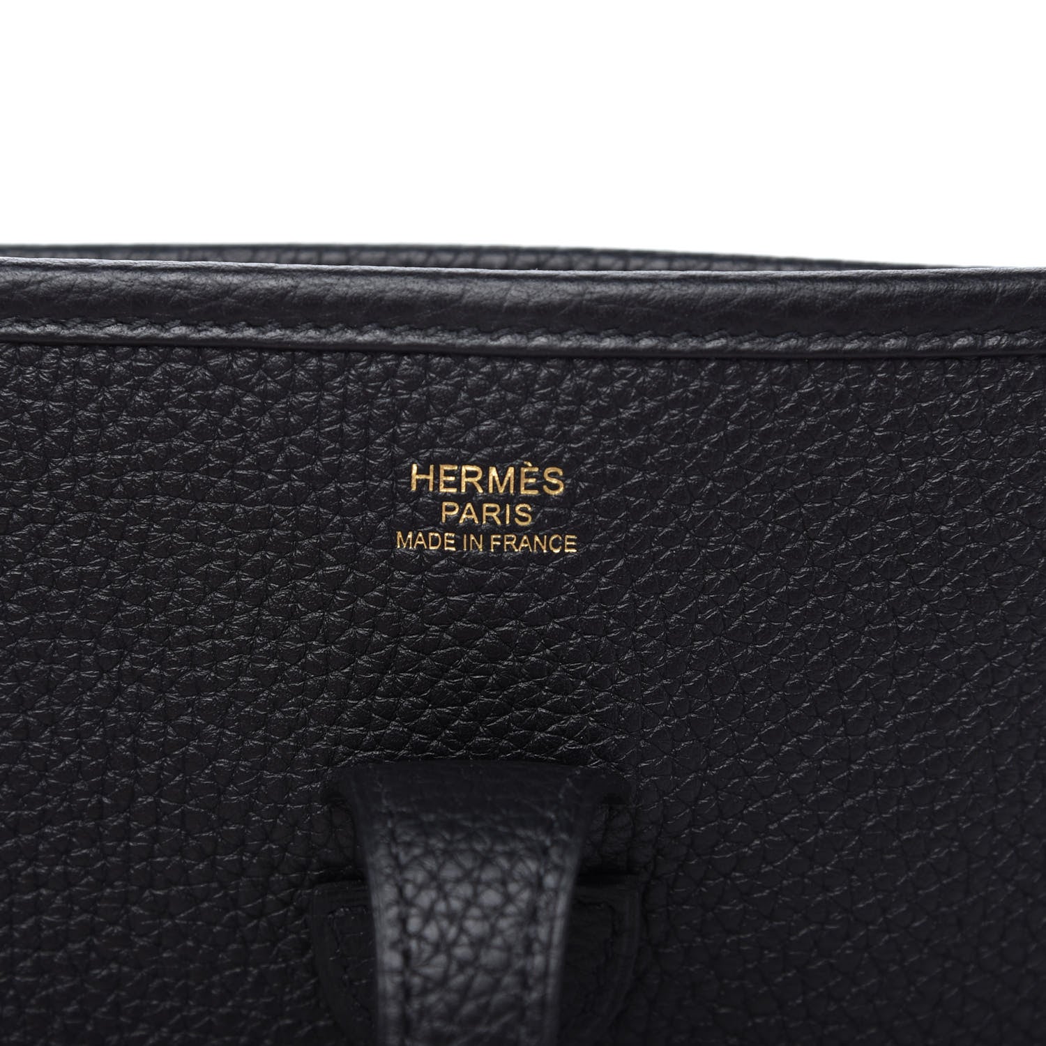 Hermes Taurillon Clemence Evelyne III PM Black 8 of 11