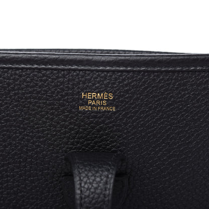Hermes Taurillon Clemence Evelyne III PM Black 8 of 11