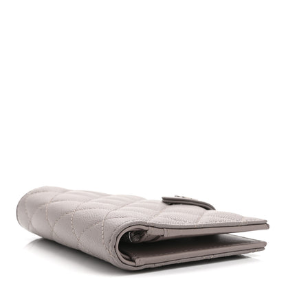 Chanel Caviar Quilted Passport Holder Grey 4 of 12