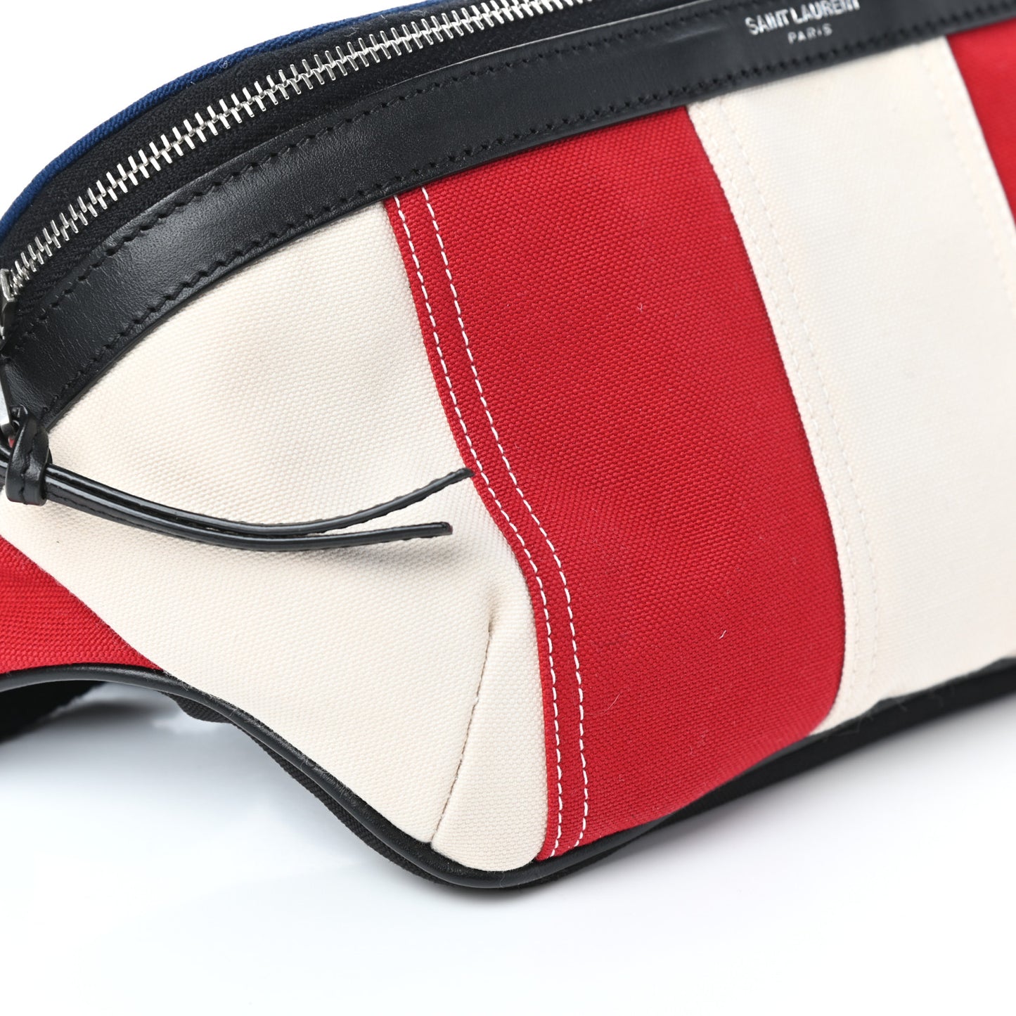 Canvas Classic Belt Bag Red Blue White