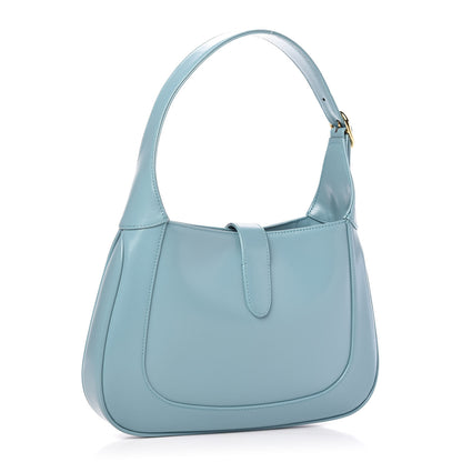 Gucci Boarded Dyana Lux Calfskin Small Jackie 1961 Hobo Dusty Azure 3 of 10