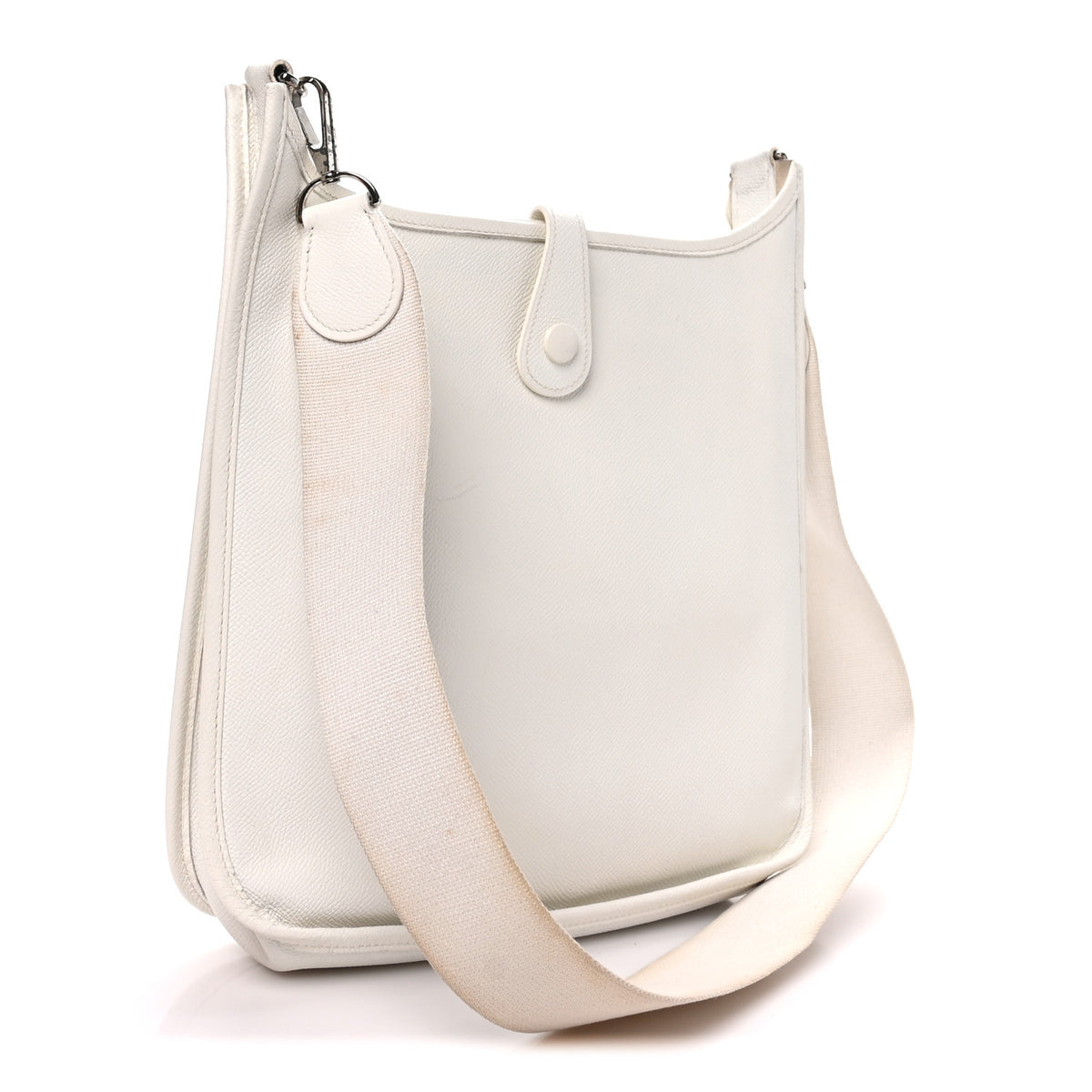 Hermes Epsom Evelyne GM White 3 of 10
