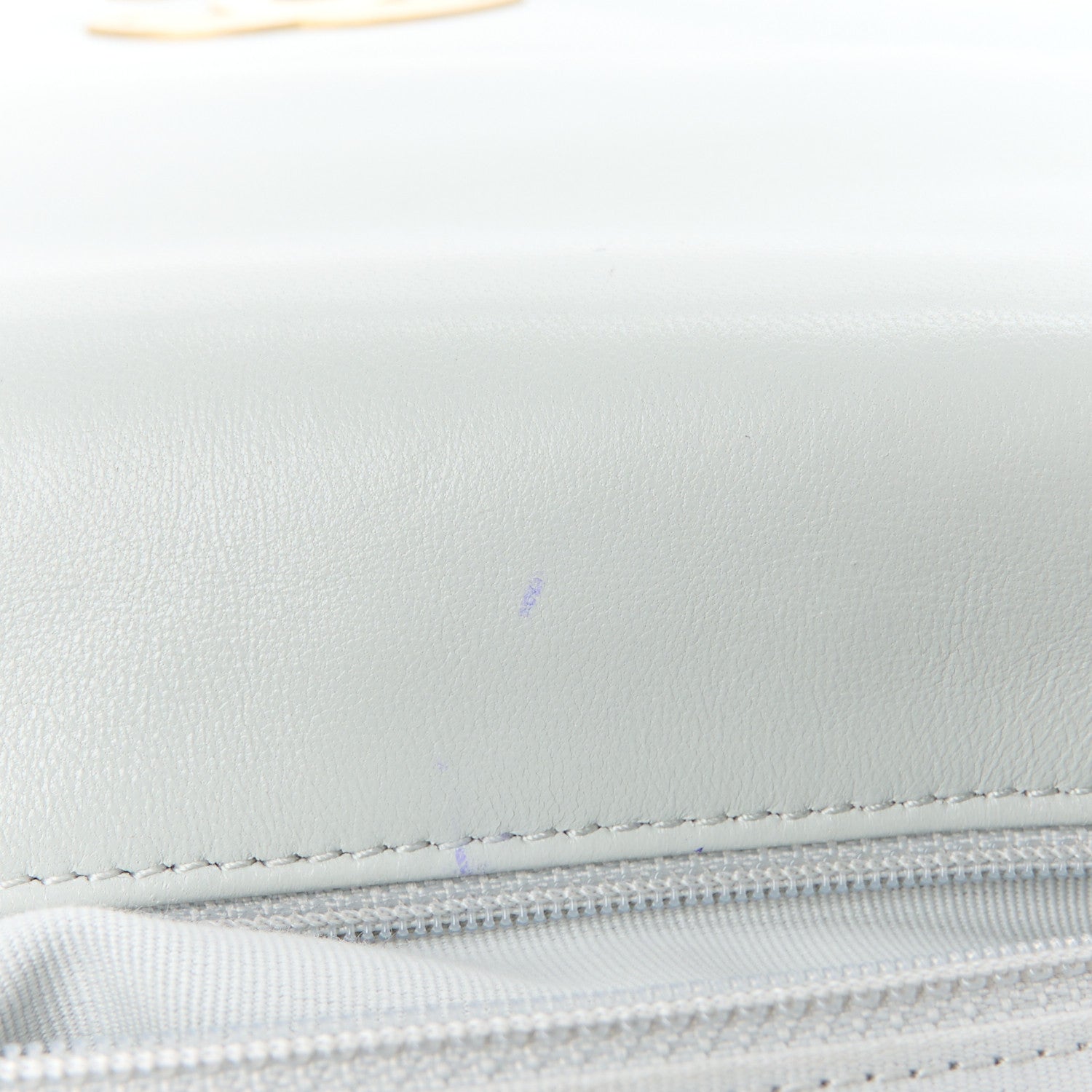 Chanel Lambskin Quilted Medium Chanel 19 Flap Light Blue 11 of 11