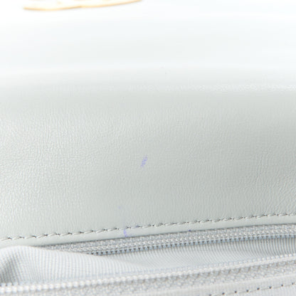 Chanel Lambskin Quilted Medium Chanel 19 Flap Light Blue 11 of 11