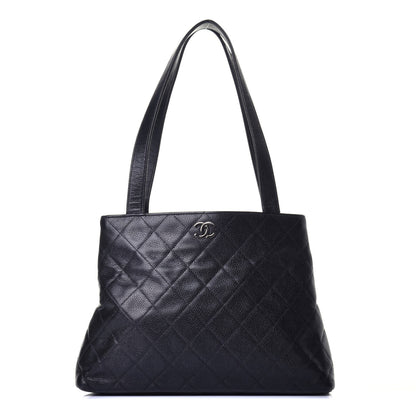 Chanel Caviar Quilted Shoulder Bag Black 2 of 8