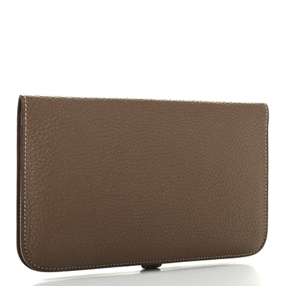 Hermes Togo Dogon Duo Wallet Etoupe 4 of 9