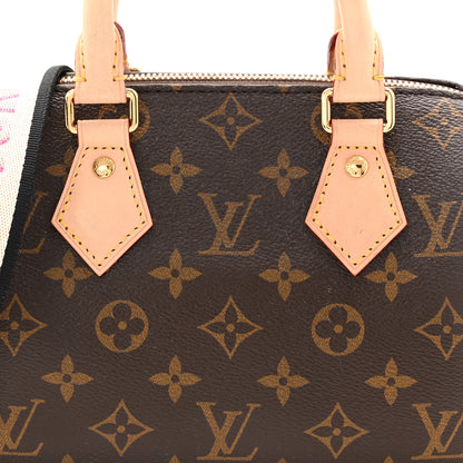 Louis Vuitton Monogram Speedy Bandouliere 20 Black 7 of 10