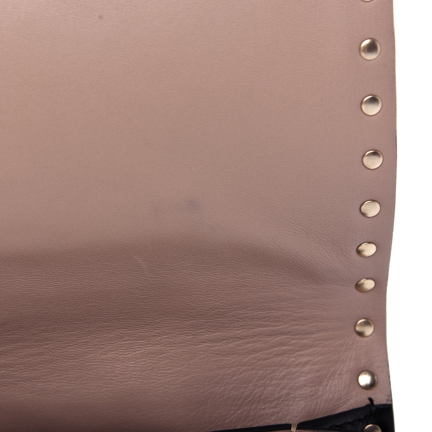 Nappa Rockstud Wristlet Clutch Black