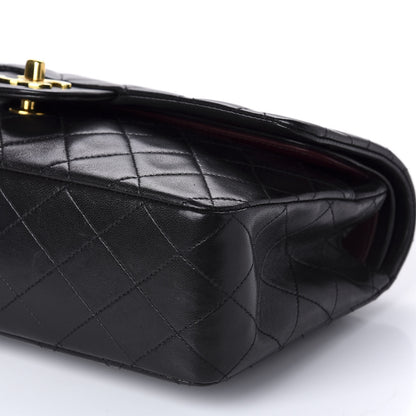Chanel Lambskin Quilted Medium Double Flap Black 8 of 11