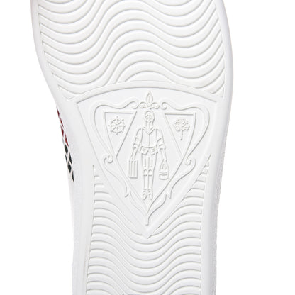 Gucci Calfskin Mens Ace Sneakers 10.5 White Green 7 of 11