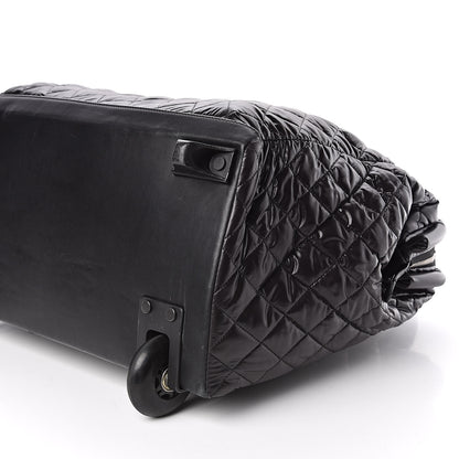 Chanel Nylon Quilted Coco Cocoon Trolley Black 11 of 12
