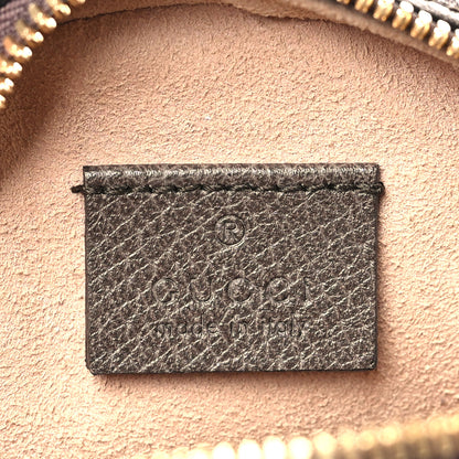 Gucci GG Supreme Monogram Web Mini Ophidia Round Shoulder Bag Brown 6 of 10