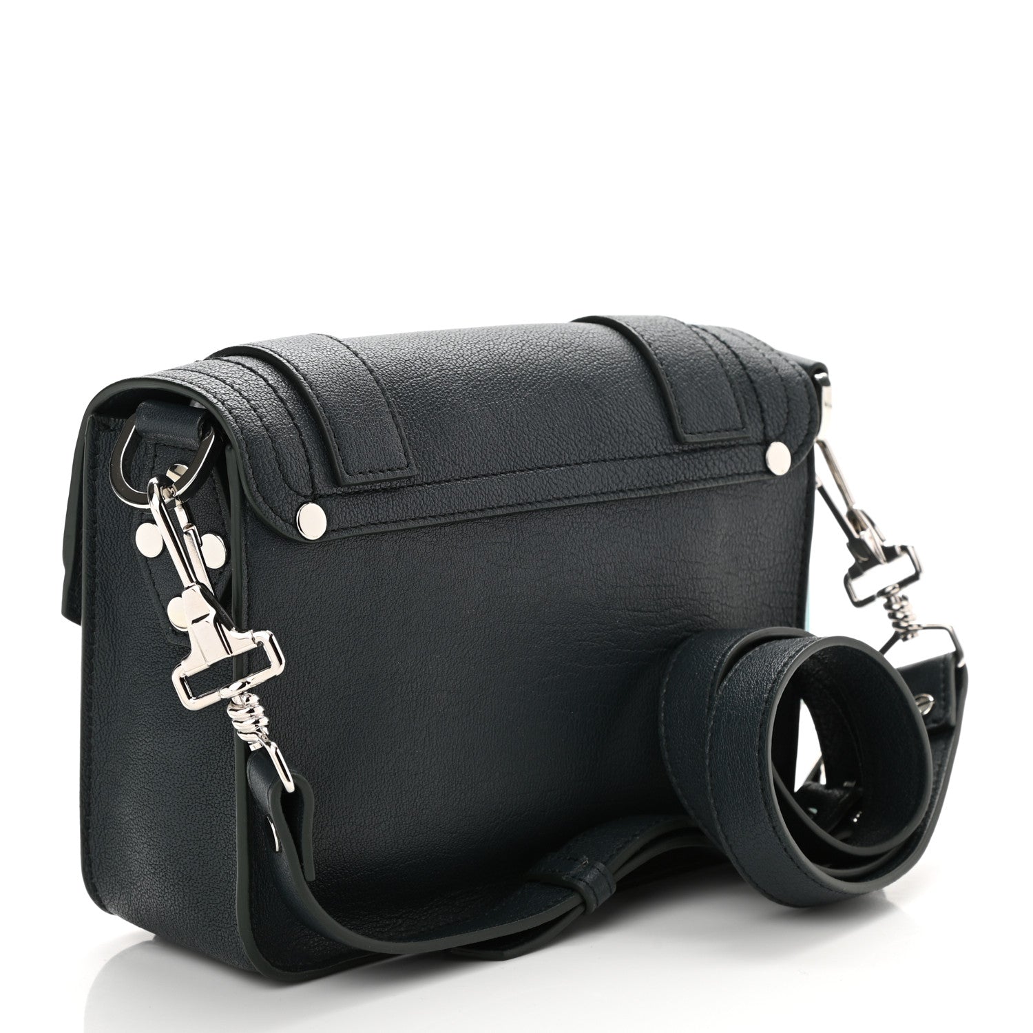 Proenza Schouler Lambskin PS1 Mini Crossbody Bag Indigo 3 of 8