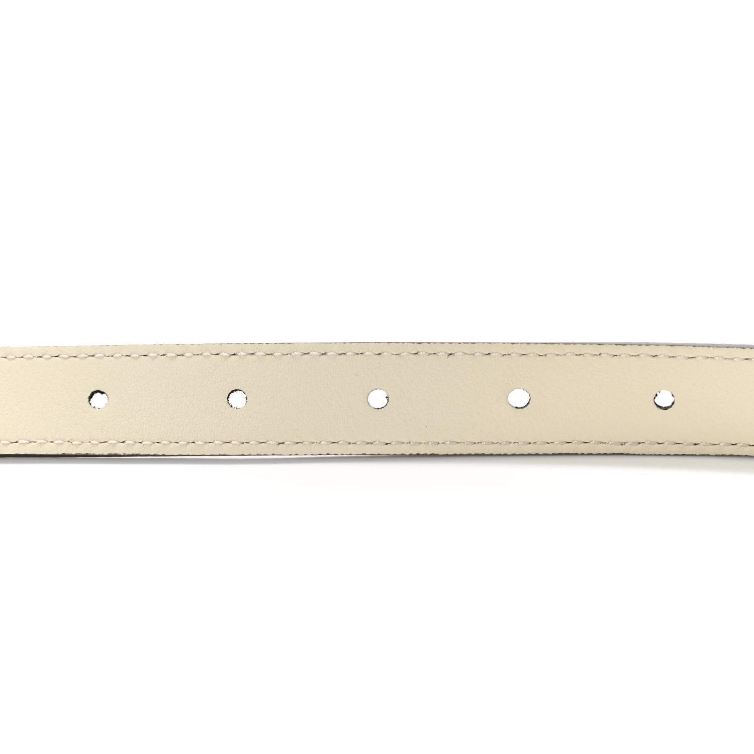 Gucci Calfskin Double G 20mm Belt 90 36 Mystic White 4 of 5