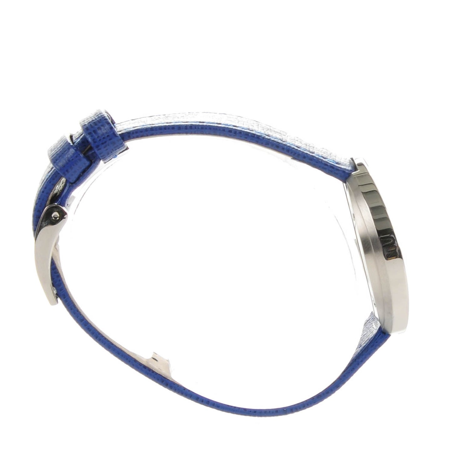 Stainless Steel Calfskin 36mm My Way Quartz Watch Blue