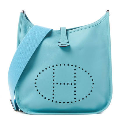 Hermes Epsom Evelyne III PM Bleu Atoll 1 of 9