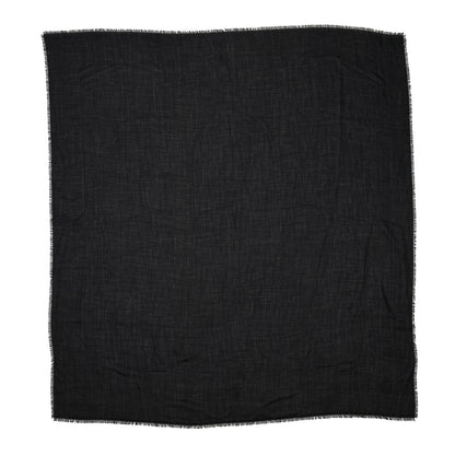 Christian Dior Wool Silk Oblique Shawl Black 1 of 4