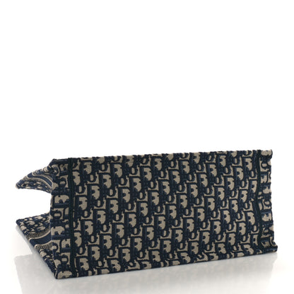 Christian Dior Oblique Medium Book Tote Blue Multicolor 4 of 8