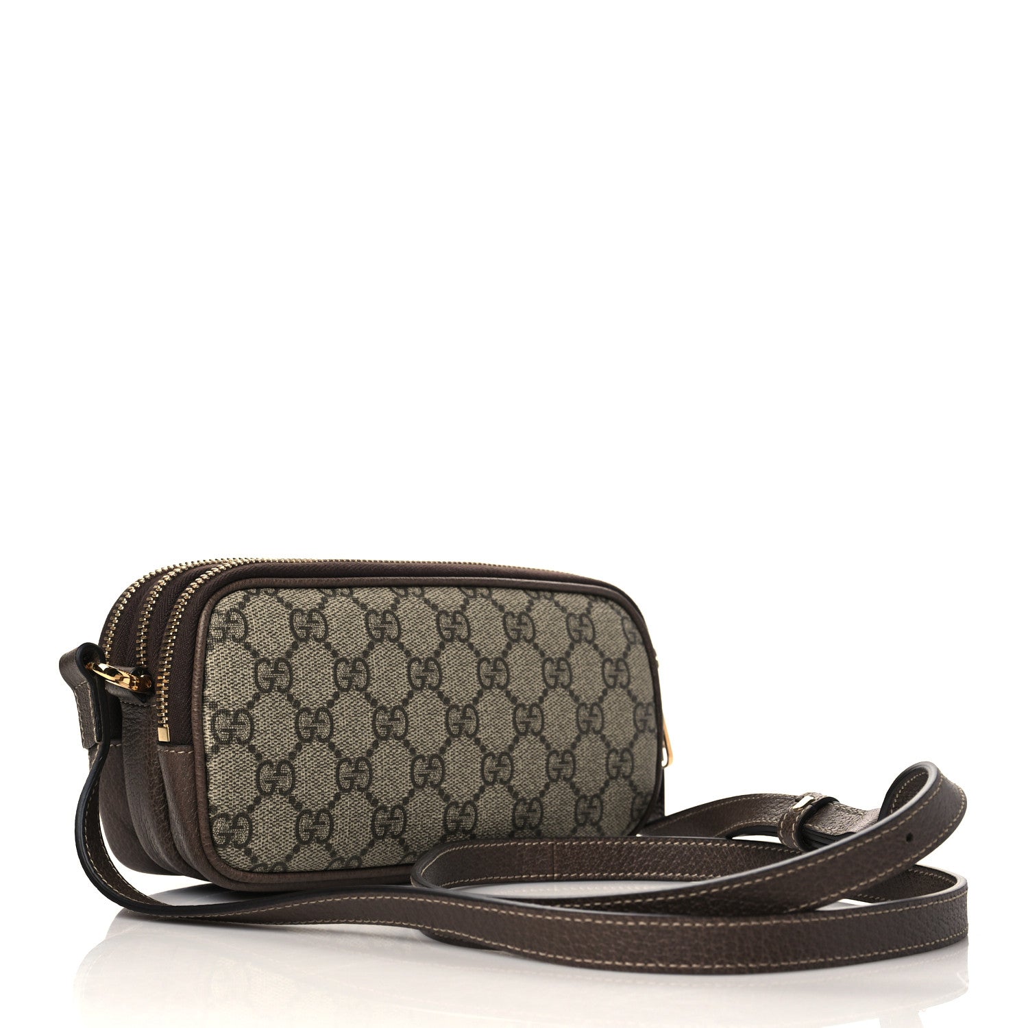 Gucci GG Supreme Monogram Web Mini Ophidia GG Bag Brown 2 of 2