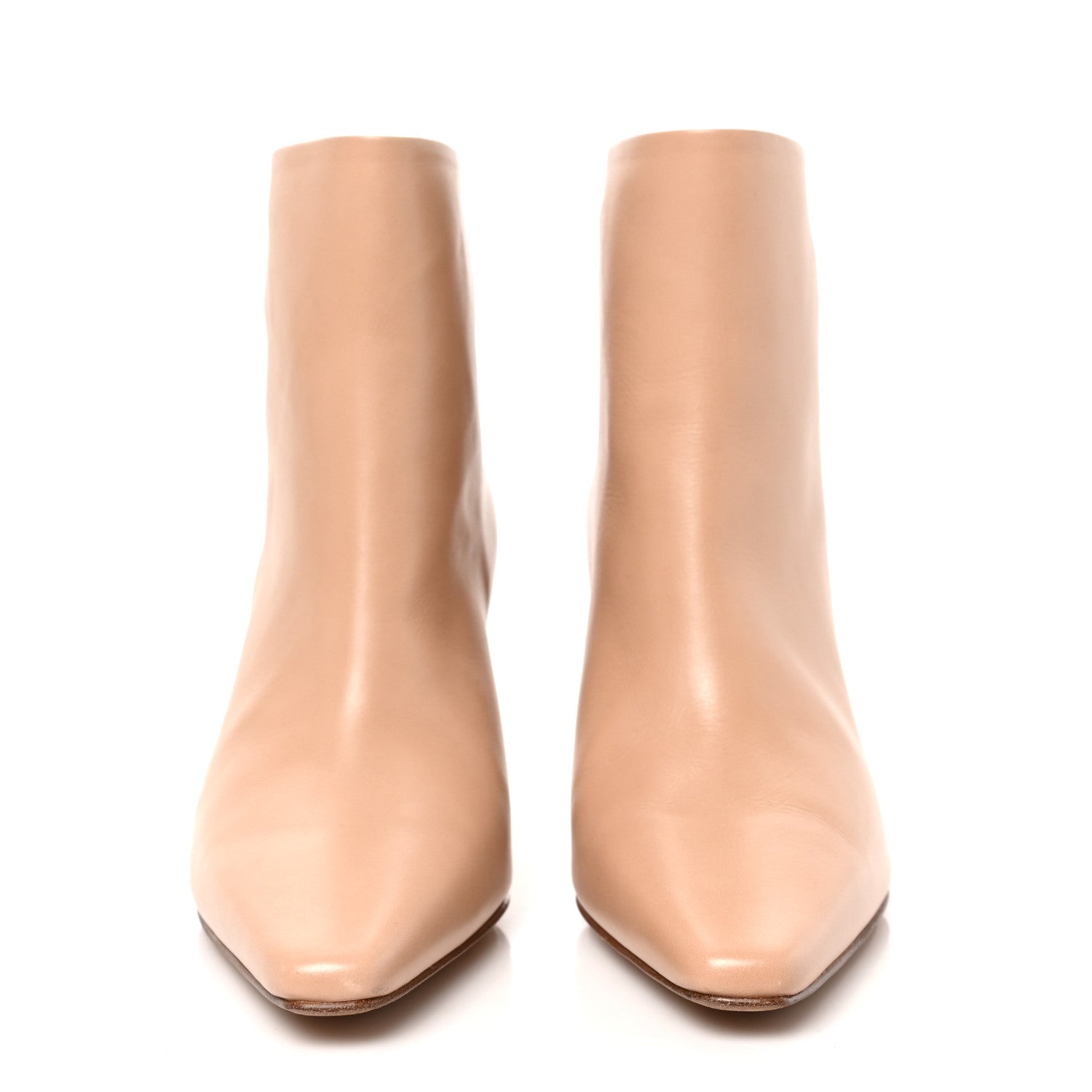 Bottega Veneta Calfskin Cloud Ankle Boots 38 Cipria 2 of 7