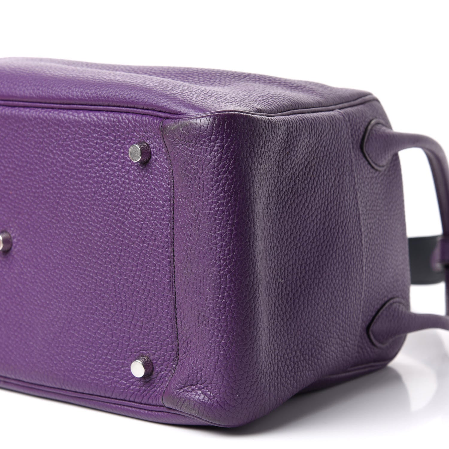 Hermes Taurillon Clemence Eclat Lindy 30 Ultraviolet Bleu Obscur 8 of 9